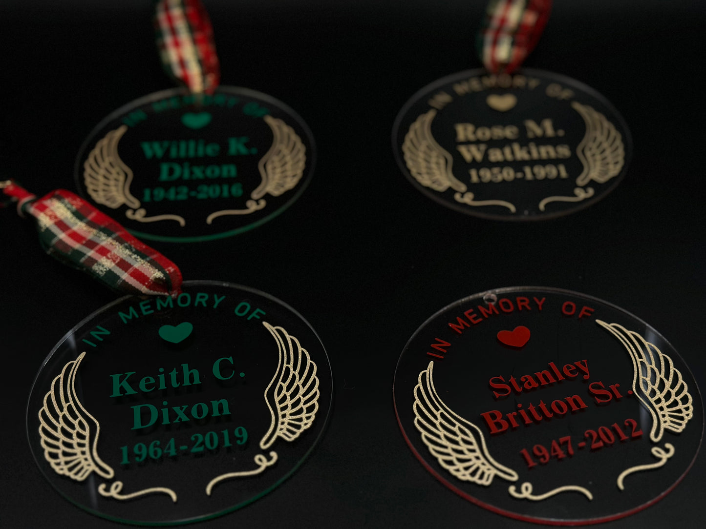 Memorial Acrylic Ornament