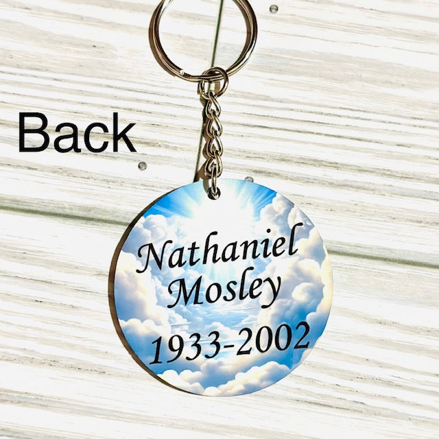 Customized Memorial Keychain