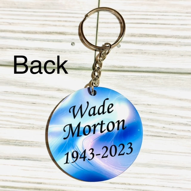 Customized Memorial Keychain