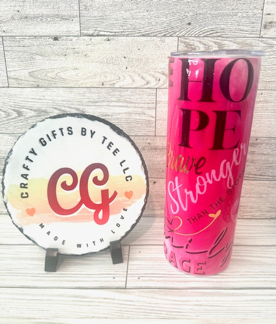 Breast Cancer Awareness Tumbler