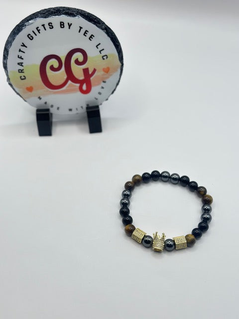 Men King Stretch Bracelet