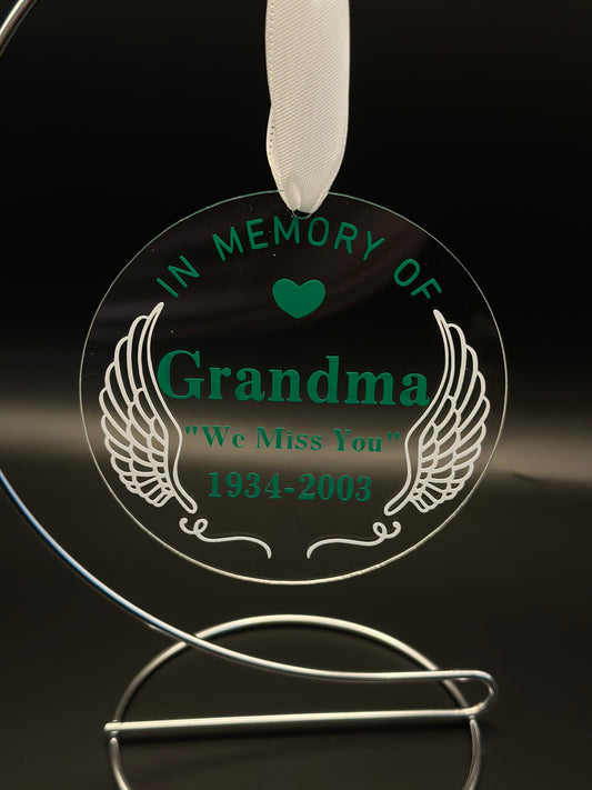 Memorial Acrylic Ornament